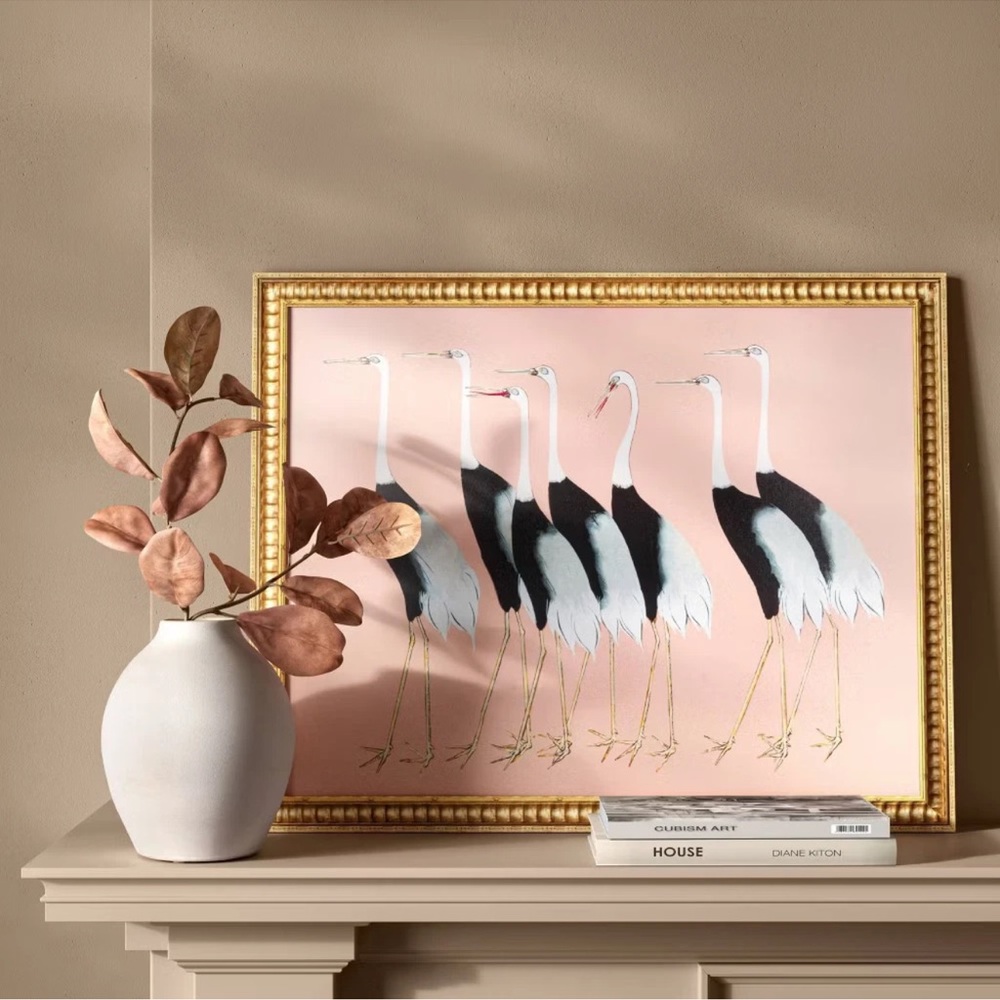 30"x 24" Stylized Bird Canvas Board
Framed Art - Threshold